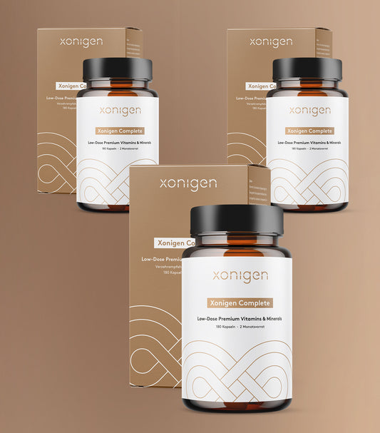 3 x Complete – Niedrig dosierter Multivitamin-Komplex