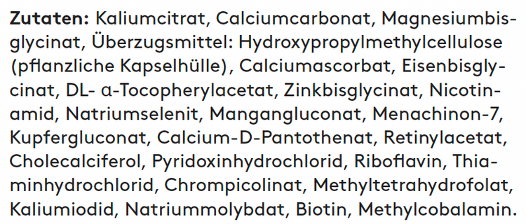 Complete – Niedrig dosierter Multivitamin-Komplex
