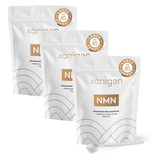 3x Xonigen NMN 30 g Pulver