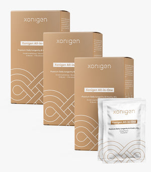 3 x All-in-One – Täglicher Longevity & Vitality-Mix