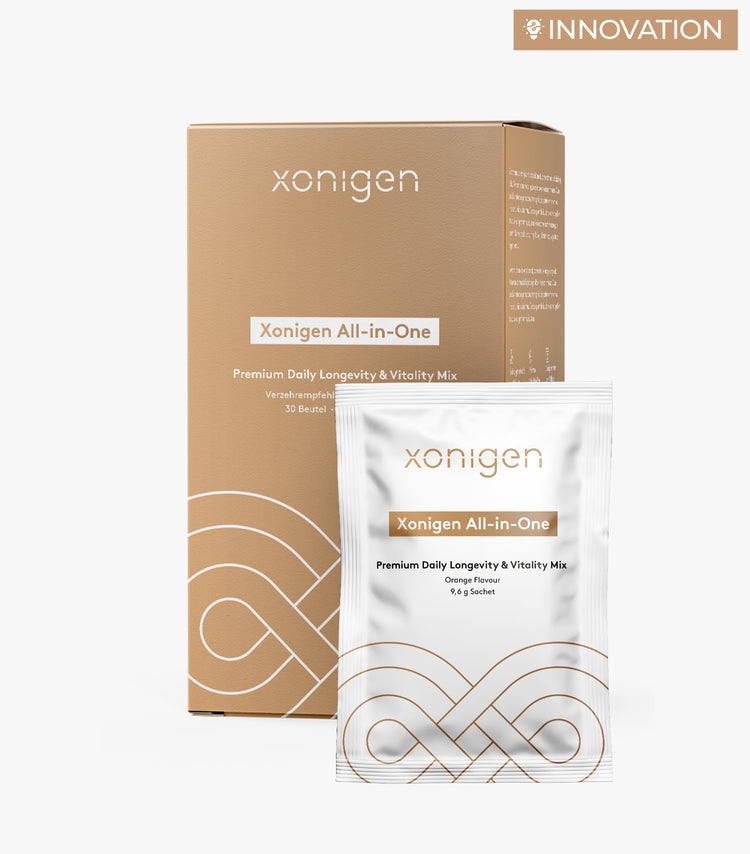 xonigen all in one longevity mix schachtel und sachet